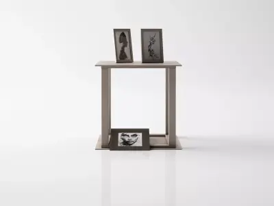 Sidetable and Artworks - Living Room Furniture Free 3D model