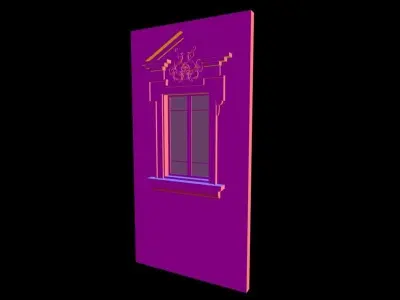 Classic 5 window 3D model
