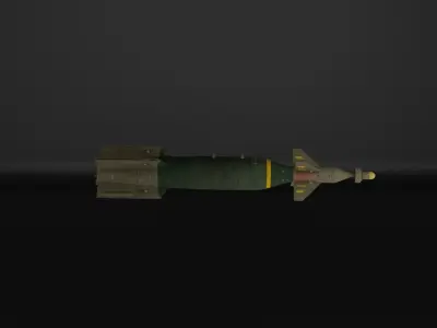 bombs assets 3D model Low-poly 3D model