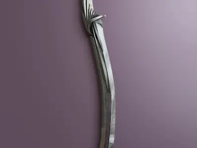 Fantasy Melee Weapon A2 Low-poly 3D model