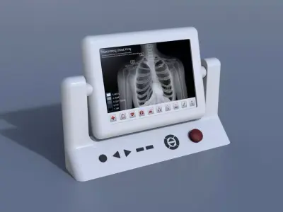 Medical Monitor 3D model