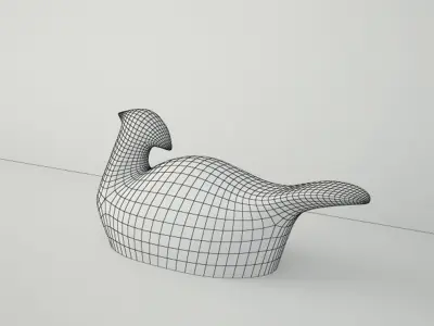 Pheasant ceramic 3D model