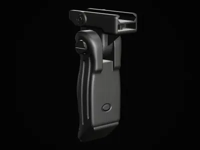 Folding Foregrip Low-poly 3D model