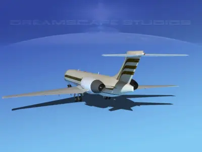 Boeing 717-200 Corporate 8 3D model