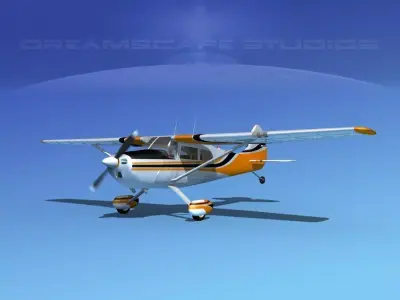 Cessna 170 V01 3D model