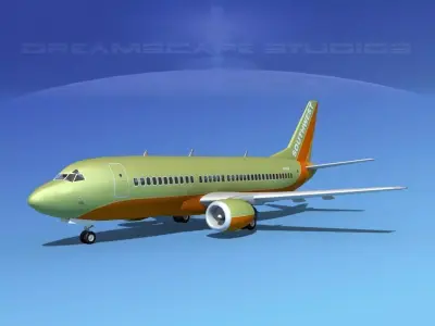 Boeing 737-300 Southwest Airlines 2 3D model