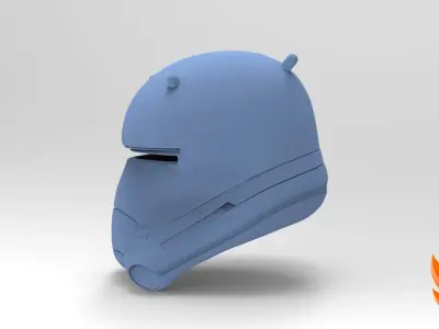 Snow trooper helmet from starwars 3D model