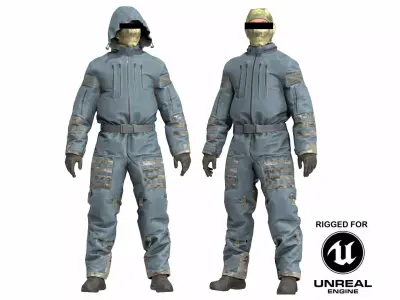 FORT Voin Protective Suit FSB Low-poly 3D model