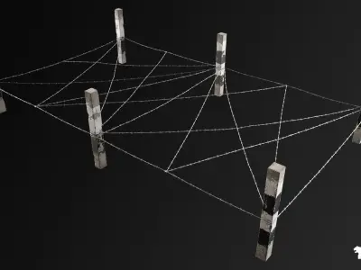 Military Exterior Pack Low-poly 3D model