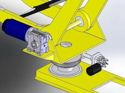 Hummer H2 with Radar Free 3D model