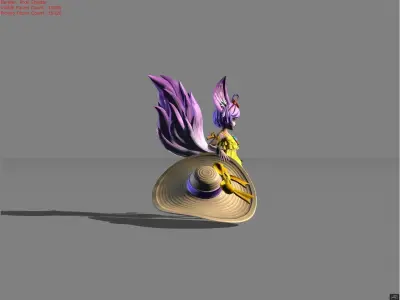 Nana Sundress Low-poly 3D model