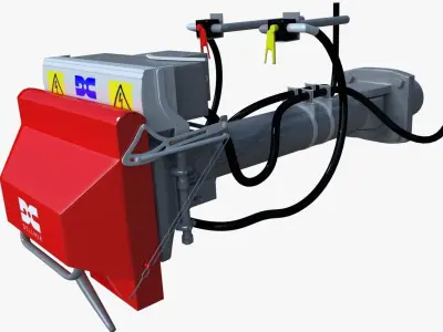 Train coupler 3D model