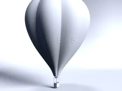 Hot Air Balloon 3D model
