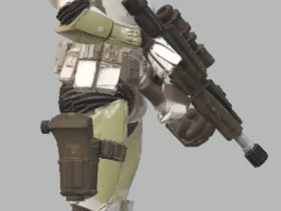 Star wars storm trooper 3D print model