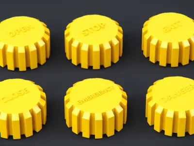 Mechanical Components Asset Pack Vol 2 for Blender 3D model