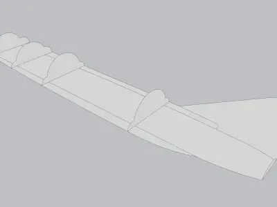  Bell X-2 Starbuster 3D model