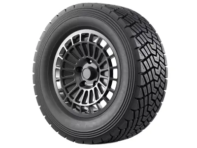 Offroad Car Wheel 1 3D model