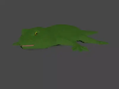 LowPoly Lizard Low-poly 3D model