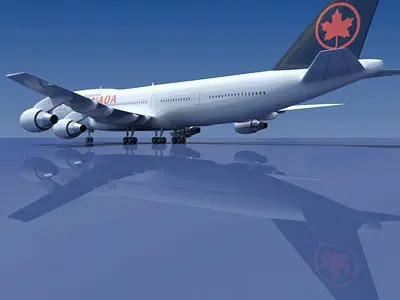 Air Canada Boeing 3D model