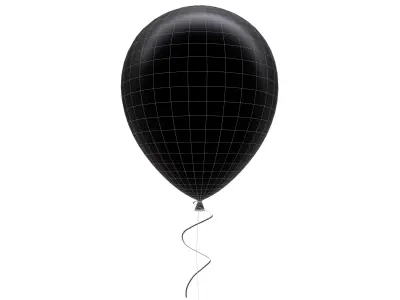 round balloons 02 3D model