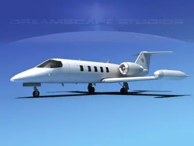 Gates Bombardier Learjet 35 V01 3D model