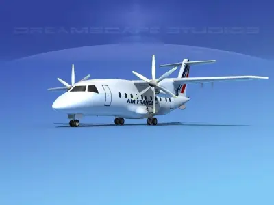 Dornier Do-328-130 Air France 3D model