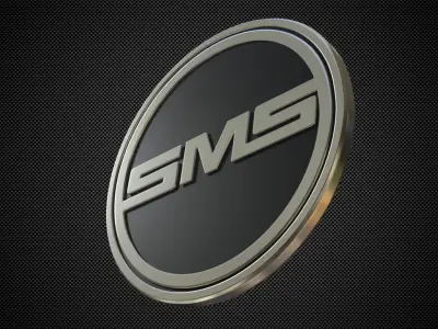 sms logo 3D model