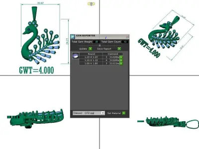 FASION  PENDANT 3D model