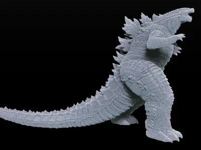 Godzilla vs Kong Diorama Monsterverse 3D print model