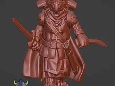 Lizard Ranger 3D print model