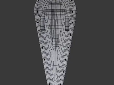 Kite Shield 3D model