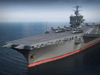 USS Enterprise CVN-65 Carrier 3D model