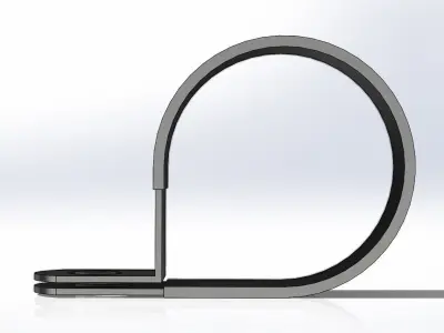 Abracadeira 603022 Dynapac Clamp 3D model