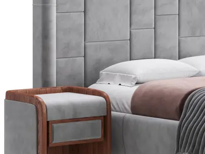 Fly Grace Bed 3D model