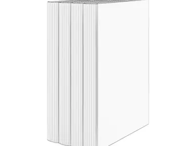 Books Set stack of 3D model