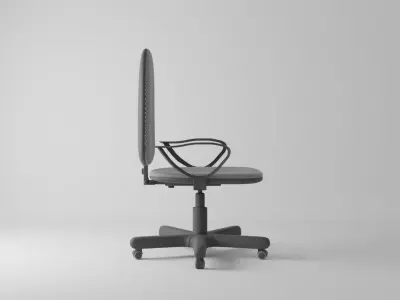 Office chair Free 3D model 4