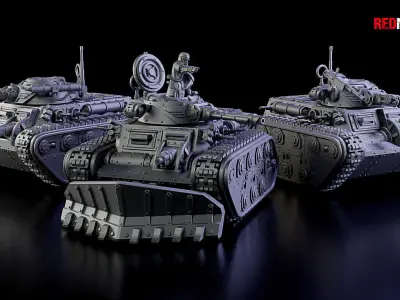 Infantry Fighting Vehicle - Imperial Force 3D print model