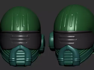 helmet high poly sculpt 3d printable  3D model