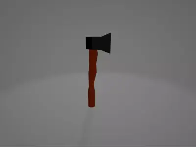 Axe balta Free low-poly 3D model