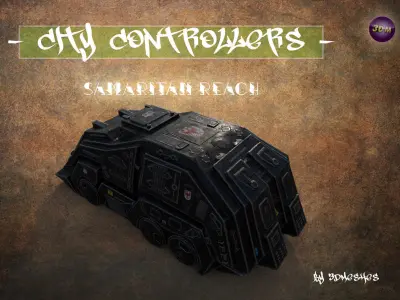 City Controllers - Samaritan Reach  - PBR lowpoly Low-poly 3D model