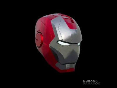 Mk 5 Helmet Low-poly 3D model