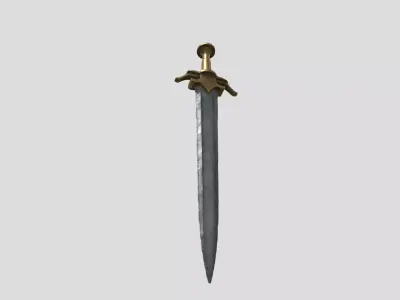 Historical Battle Weapon Low-poly 3D model