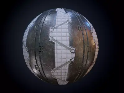 Sci-Fi Military Seamless PBR Texture 55 Texture