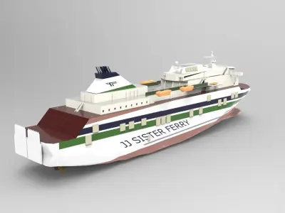JJ Sister Ferry 3D model