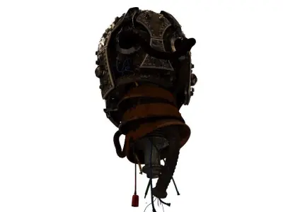 robot Head Free 3D model