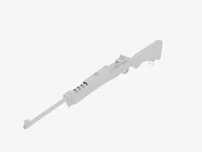 Ruger Mini 14 Ranch Rifle 3D model