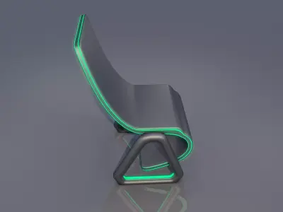 Sci Fi Chair 3D model get