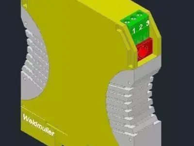 Current converter Free 3D model