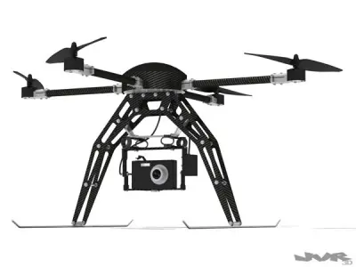Quadcopter Generic with camera 3D model