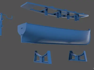 8m and 60cm italian ww2 lifeboat - Commercial lic - 1-100 scale 3D print model